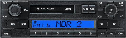 RADIO CD CASSETTE BETA VOLKSWAGEN POLO LUPO 6X0 035 152 B